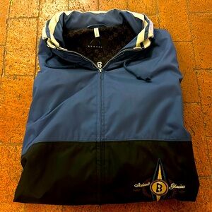 Navy and Black Men's Jacket